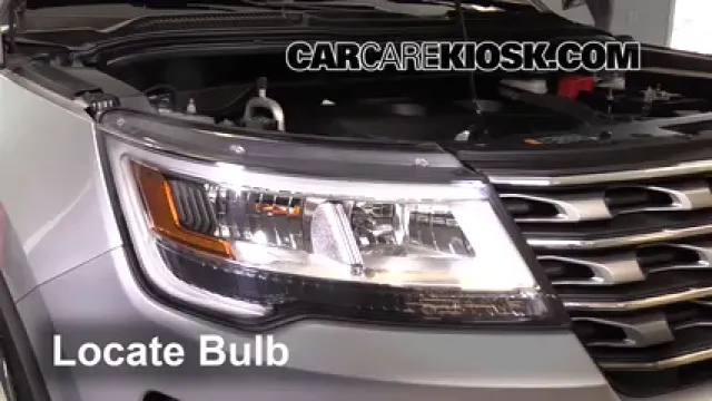 2016 Ford Explorer Limited 2.3L 4 Cyl. Turbo Lights Headlight (replace bulb)